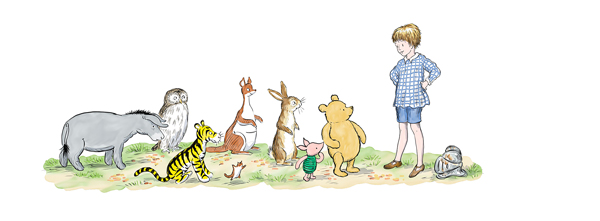 クマのプー生誕90周年を記念して、原作者A.A.ミルン一族お墨付きの公式