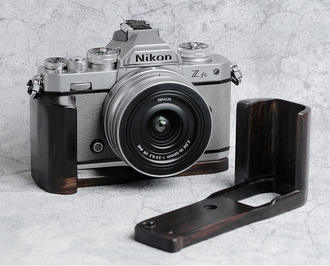 SHOTEN カメラウッドグリップ Zfc-GP ｜ Nikon Z fc 用 発売 | 株式