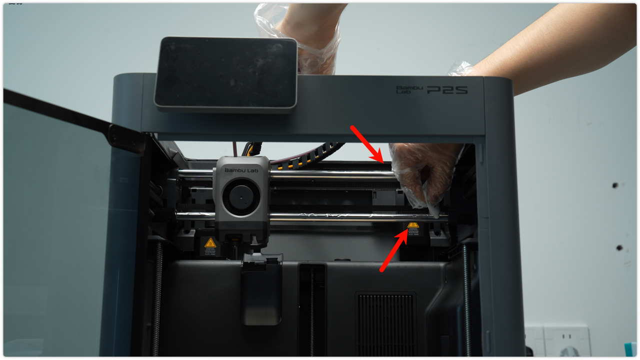 P2S XYZ-axis Cleaning and Lubrication | Bambu Lab Wiki