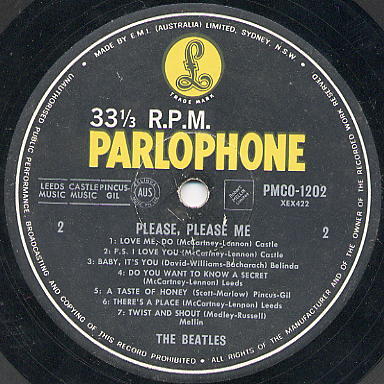 BEATLES オーストラリア盤LP (1) Please Please Me - BEATLES世界各国