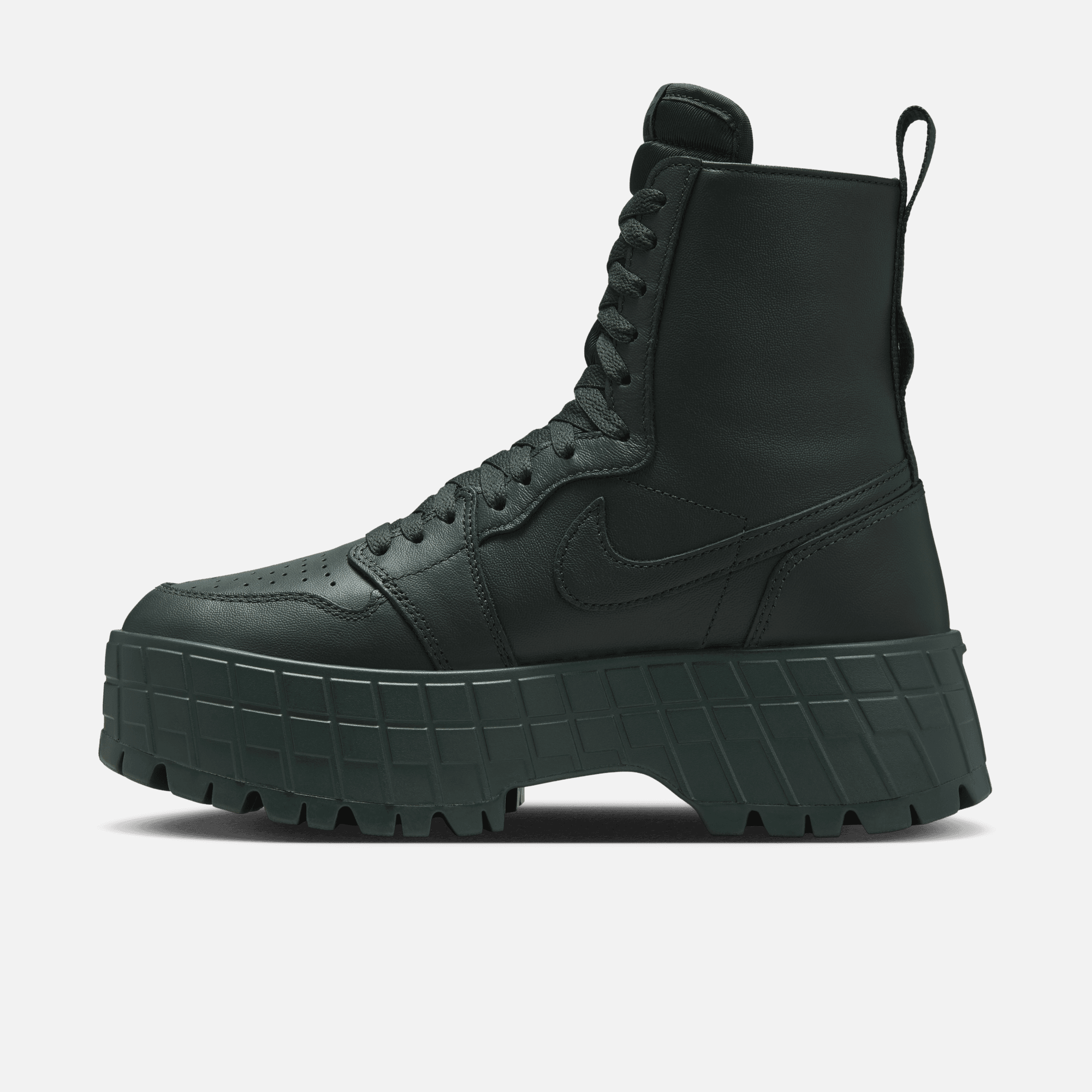 Air Jordan Women's 1 Brooklyn Dark Spruce Green – Puffer Reds