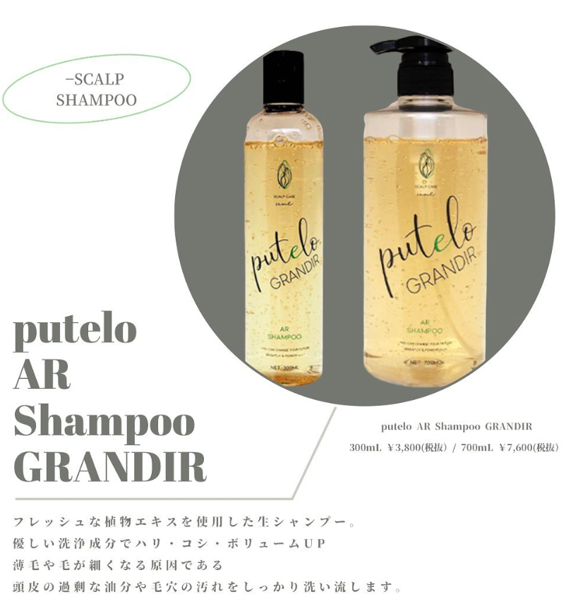 PUTELO AR シャンプー グランディール｜putelo