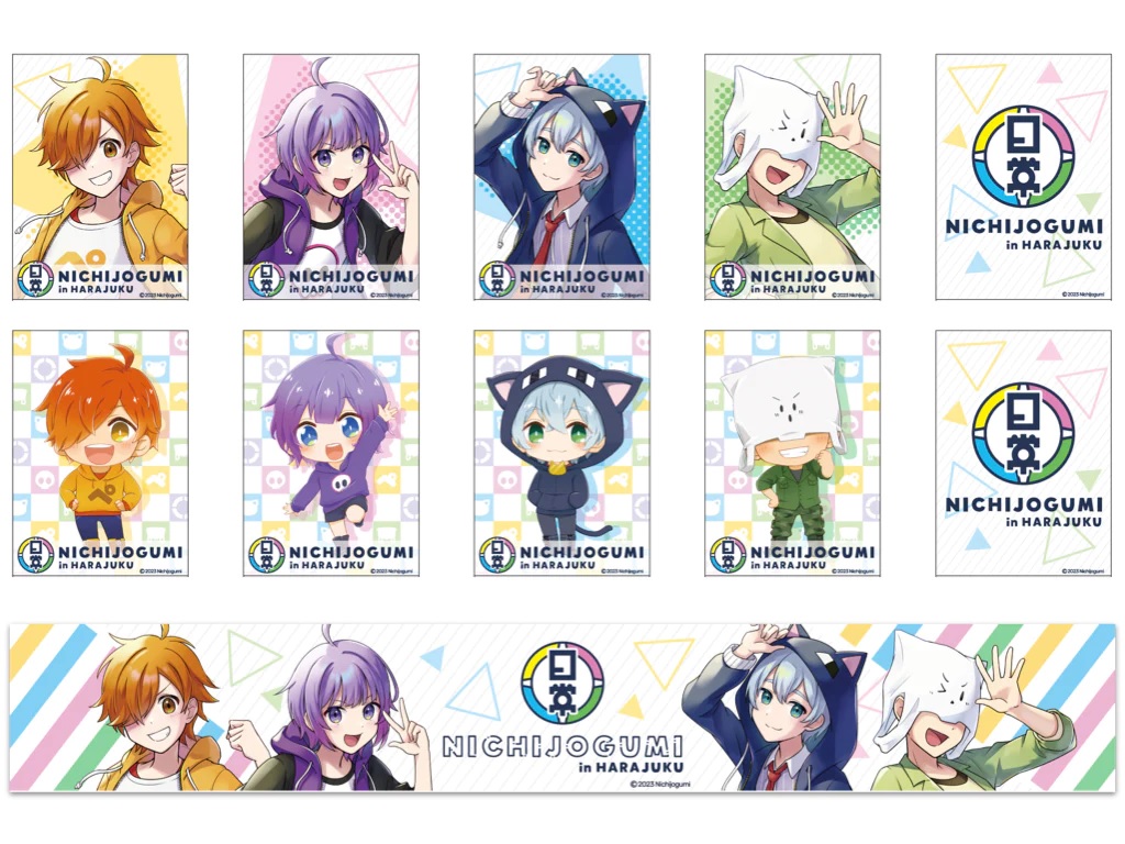 日常組がGWの原宿をジャック！ 描きおろしグッズや限定コラボどら焼き