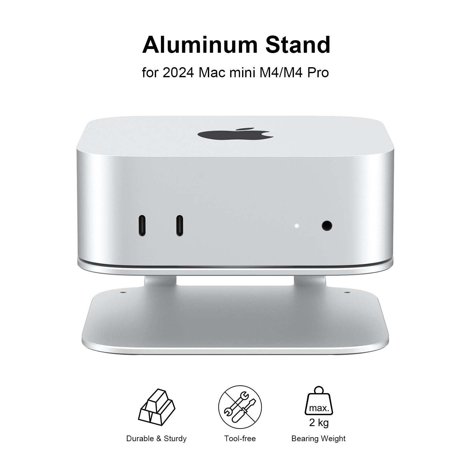 Mac mini M4 Stand – Qwiizlab