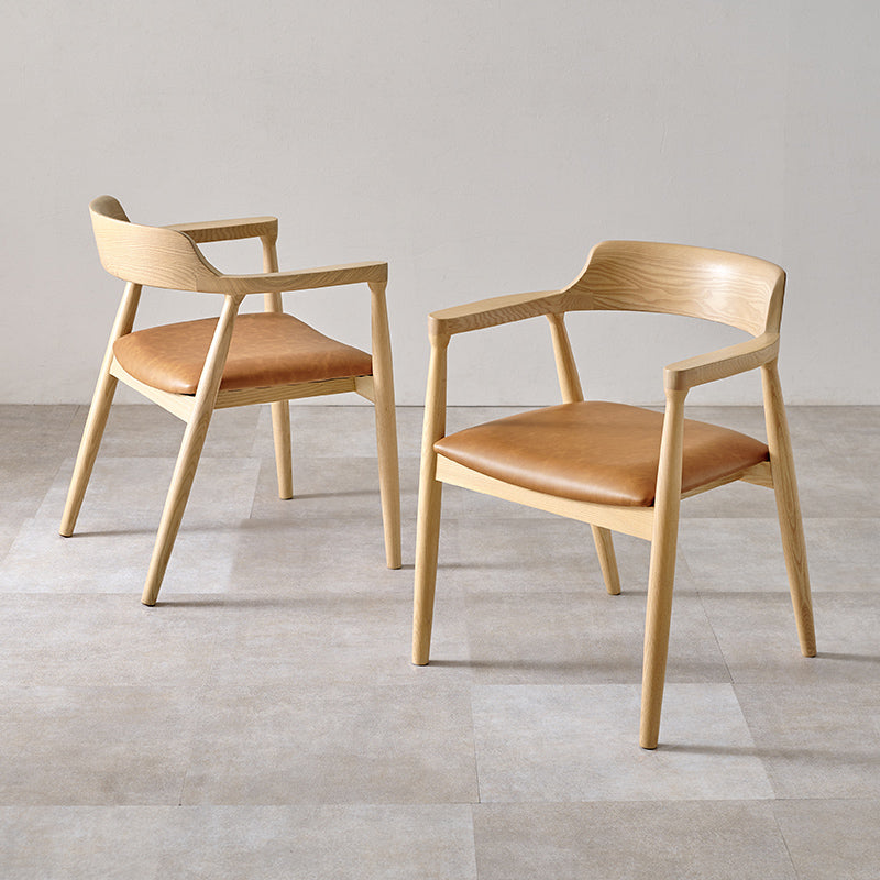 生地が選べるダイニングチェア 肘掛けなし 完成品 Calmo [1脚/2脚/4脚