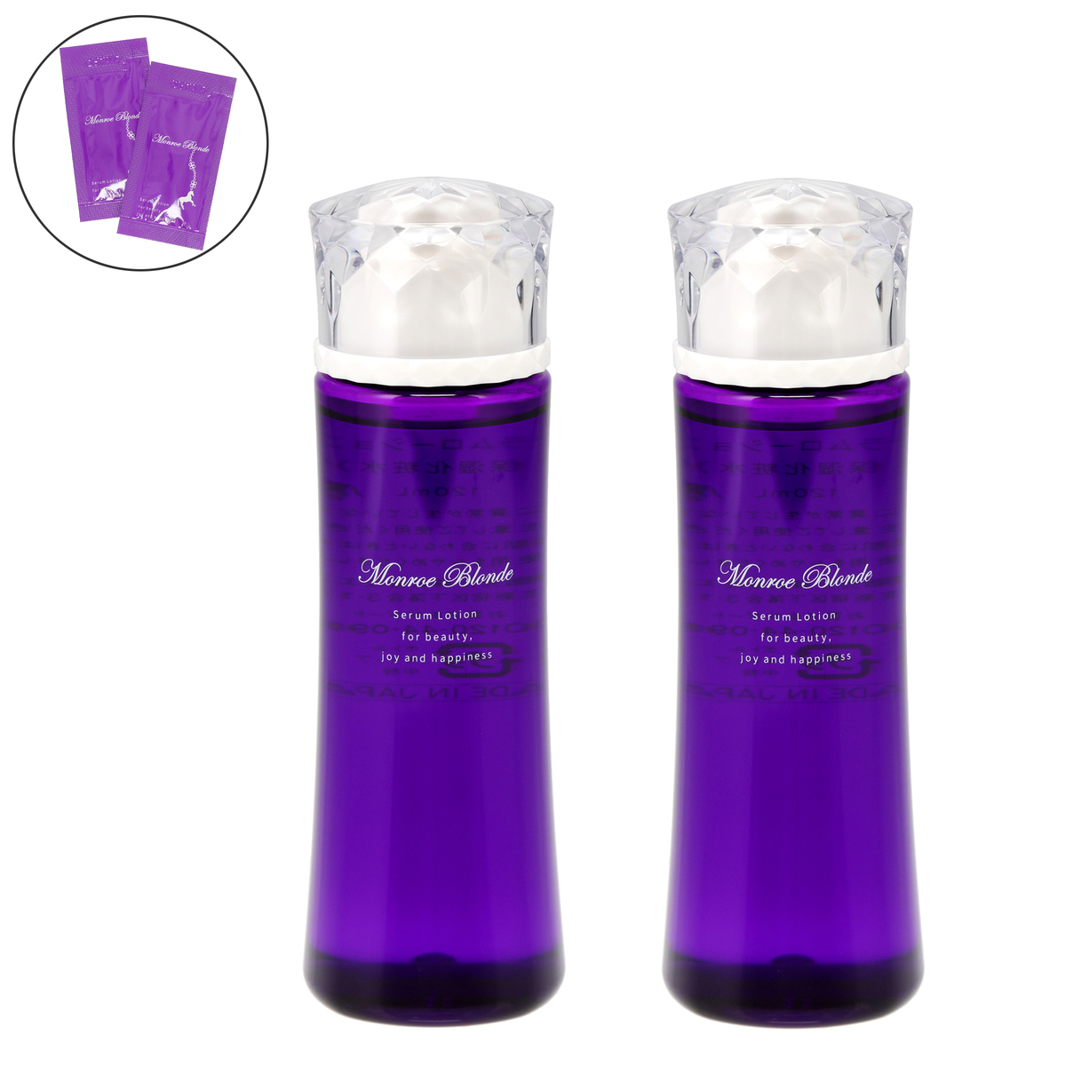 モンローブロンド馬プラセンタセラムローション 2本特別セット エビス