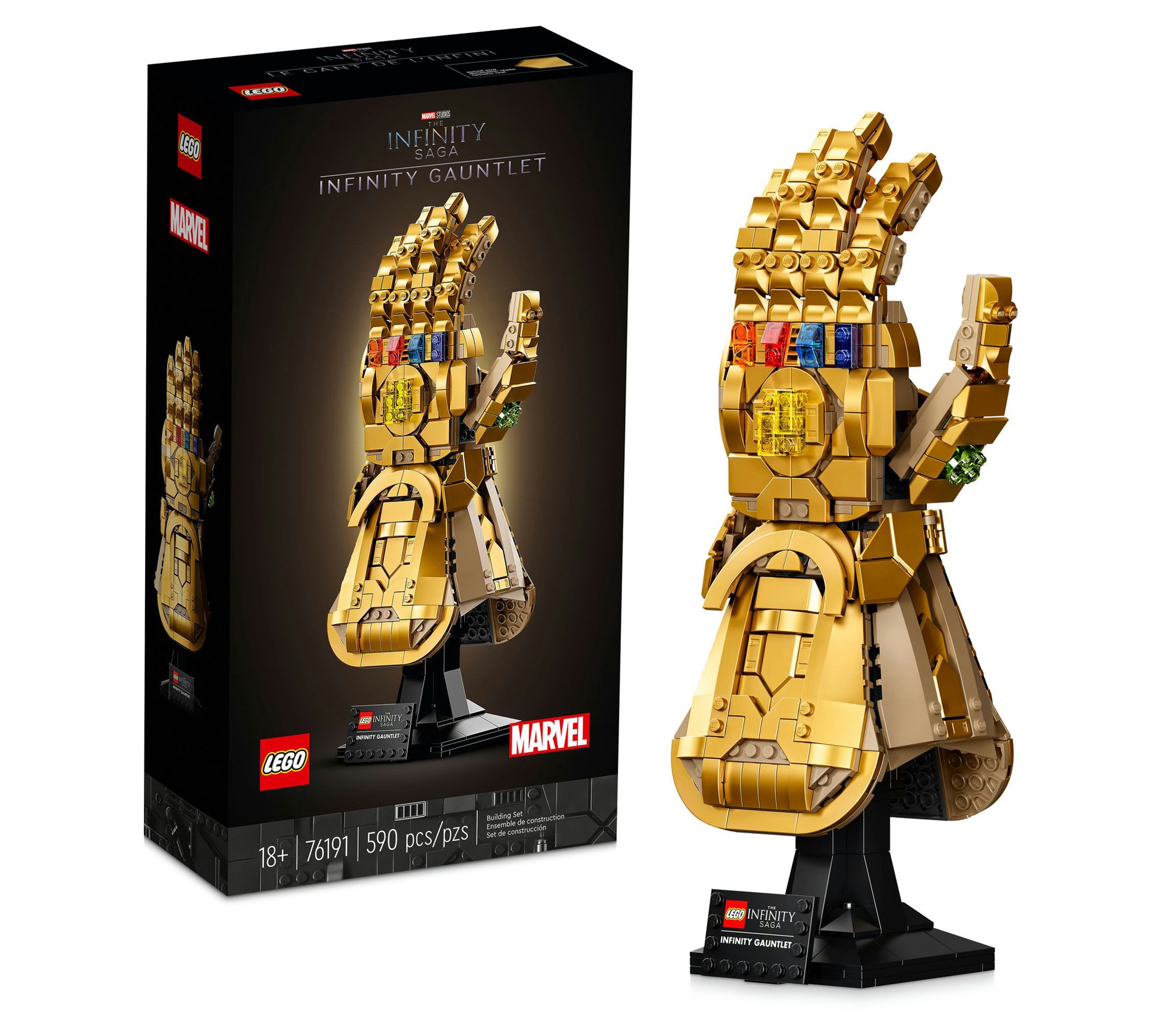 LEGO Marvel Infinity Gauntlet 76191 Building Kit - 590 Pcs - QVC.com
