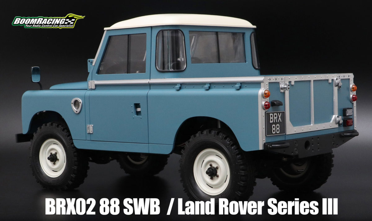 BoomRacing】BRX02にショートホイールべース車「Land Rover Series III