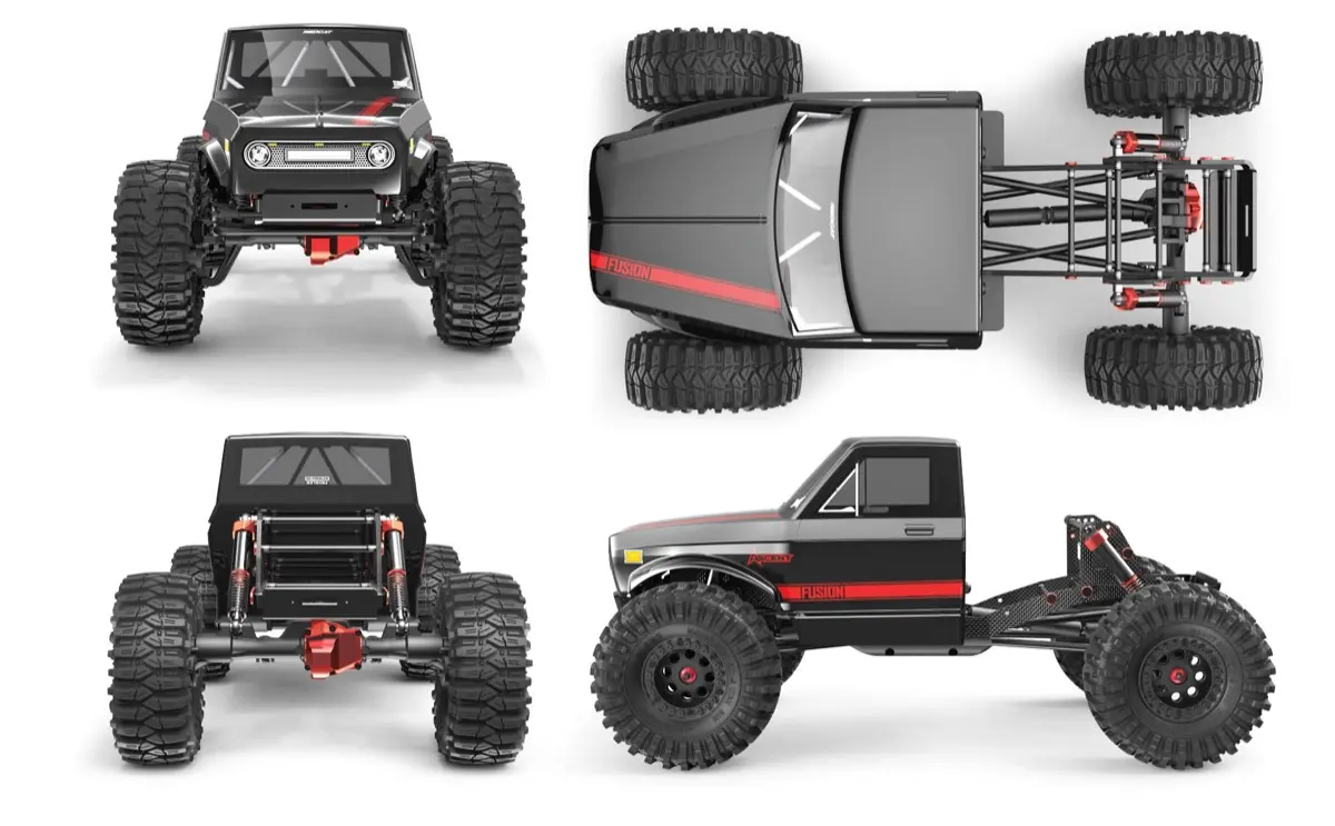 新製品】REDCAT Ascent Fusion Crawler - 1/10スケール LCG ロック