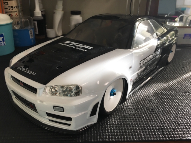 思い出のボディ TAMIYA R34 スカイラインGT-R | RC/DC 気まぐれ