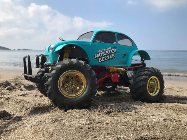 タミヤ モンスタービートル × ビーチ！！！ | RC/DC 気まぐれラジコン日記