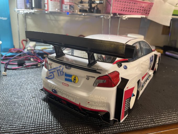 1/10RC SUBARU WRX STI NBRチャレンジ軽量ボディが完成！！てこずった