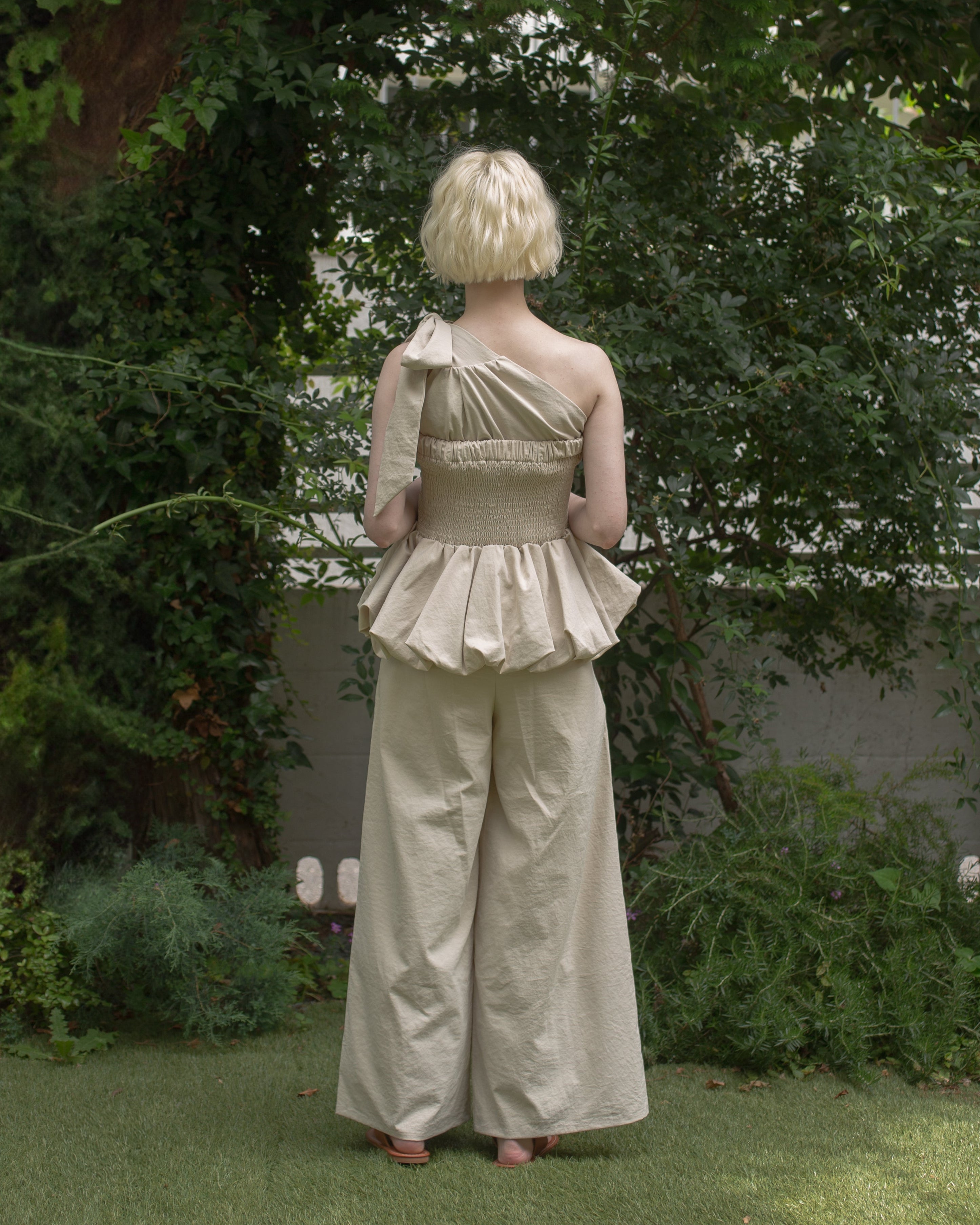 残りわずか】2way ribbon peplum top – RANCLIC