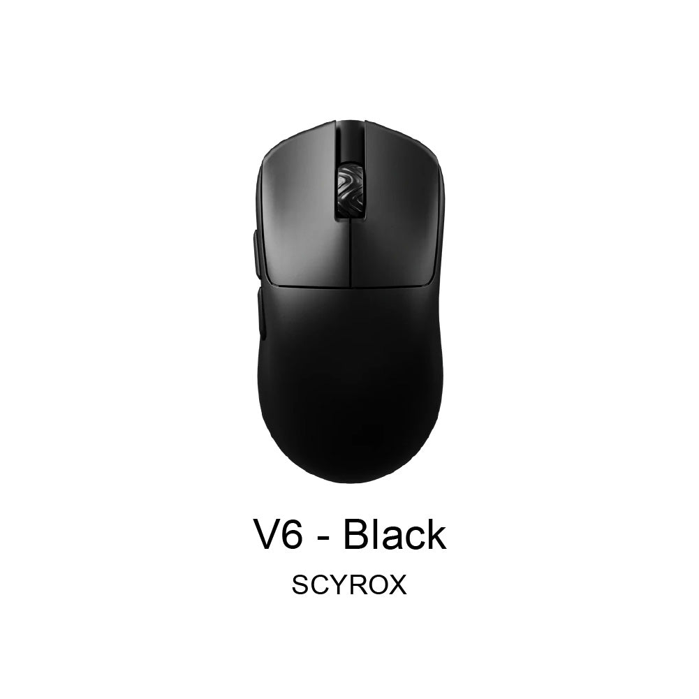SCYROX V6 Black ゲーミングマウス 8000hz 重量40g 左右対称