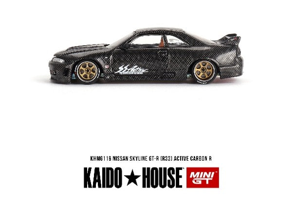 MINI GT KHMG116 1/64 Nissan スカイライン GT-R R33 Active Carbon R