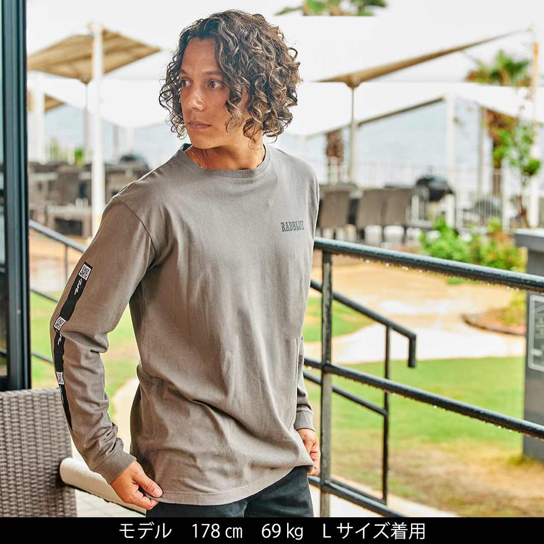 RadBlue LONG SLEEVE TEE【QR】