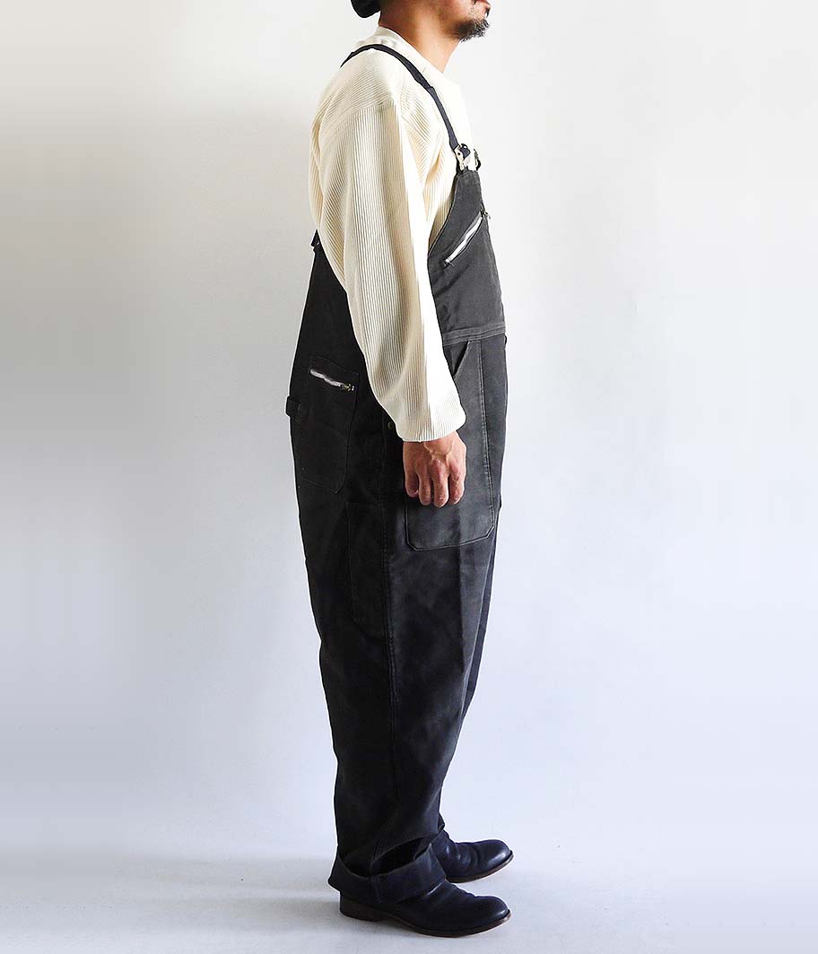 40's Adolphe Lafont ブラックモールスキンフレンチワーク