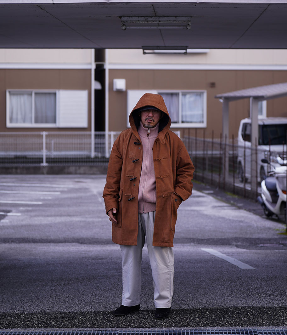 CCU 'ARIO' DUFFLE COAT [COW NUBUCK / CAMEL] - Fresh Service