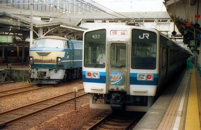 JR西日本 国鉄213系電車 マリンライナー 岡山駅 鉄道フォト・写真 by