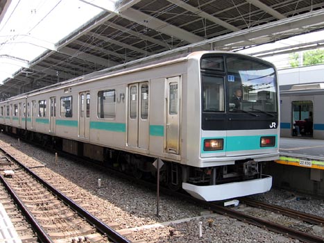 常磐緩行線の209系に遭遇: Kaz-T's blog レインボーライン