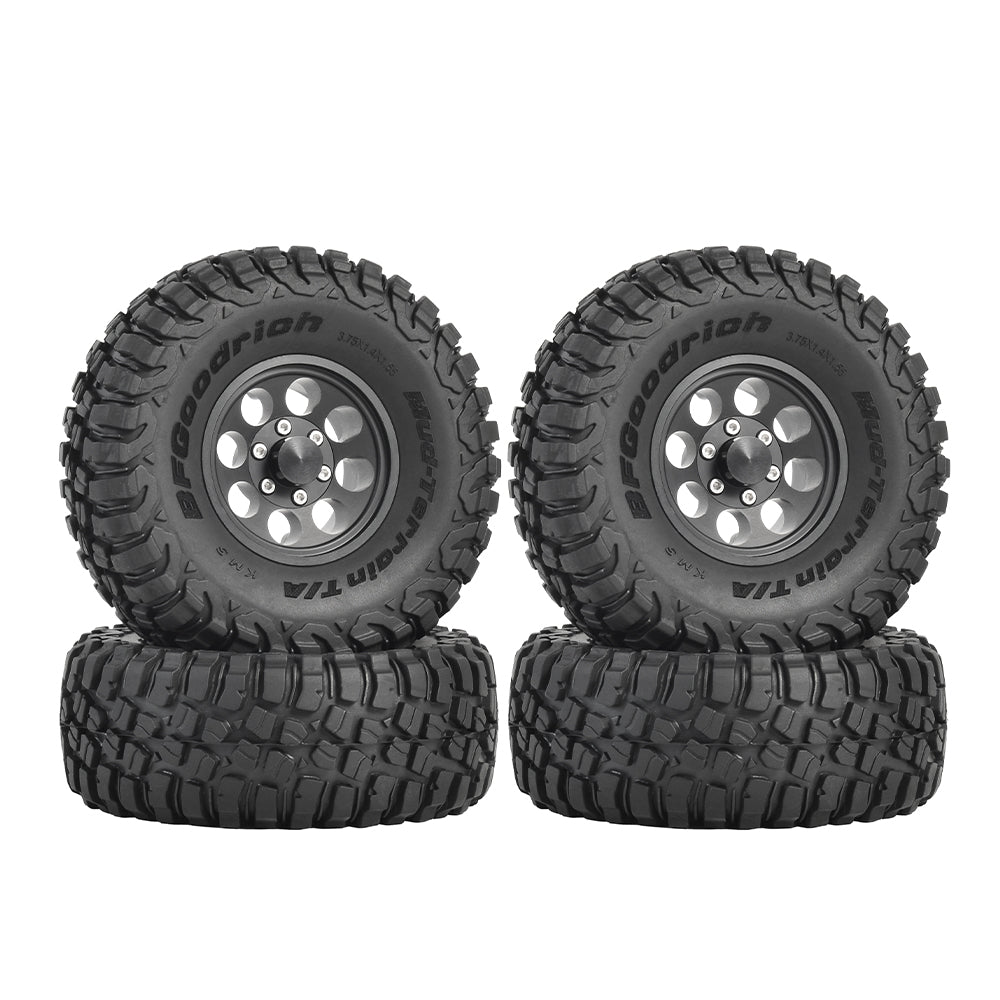 問屋ワールド】クローラーRC用1.55インチアルミ製ビードロックホイール