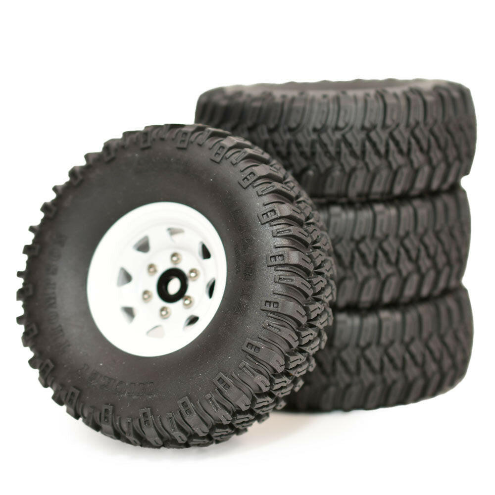 問屋ワールド】クローラーRC用1.55インチスチール製ビードロック