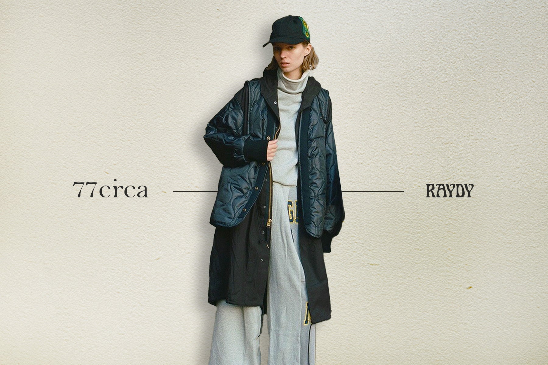10/19土12:00発売開始/RAYDY×77circa/circa make layered m-51 coat