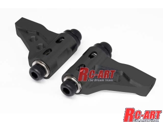 0368-FD]HD アッパーアーム BB EDITION 4mm シャフト仕様(Black) RC-ART
