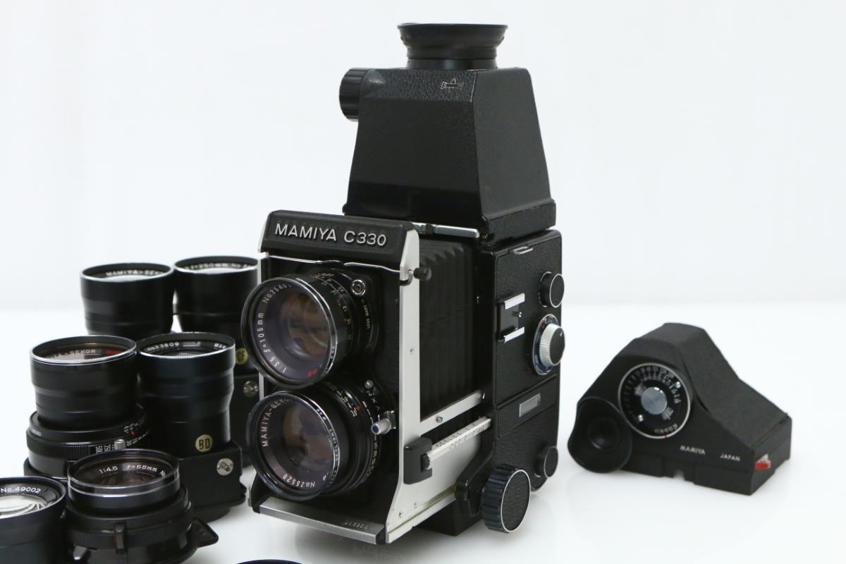 Mamiya C330f 二眼レフカメラ 本体 各付属品付き Mamiya C330f 二眼