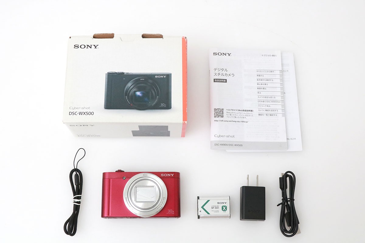 サイバーショット DSC-WX500 (R) [レッド] CA01-M4471-2Q4 | ソニー