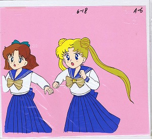コレクター品◇セル画 美少女戦士 セーラームーン 月野うさぎ 背景