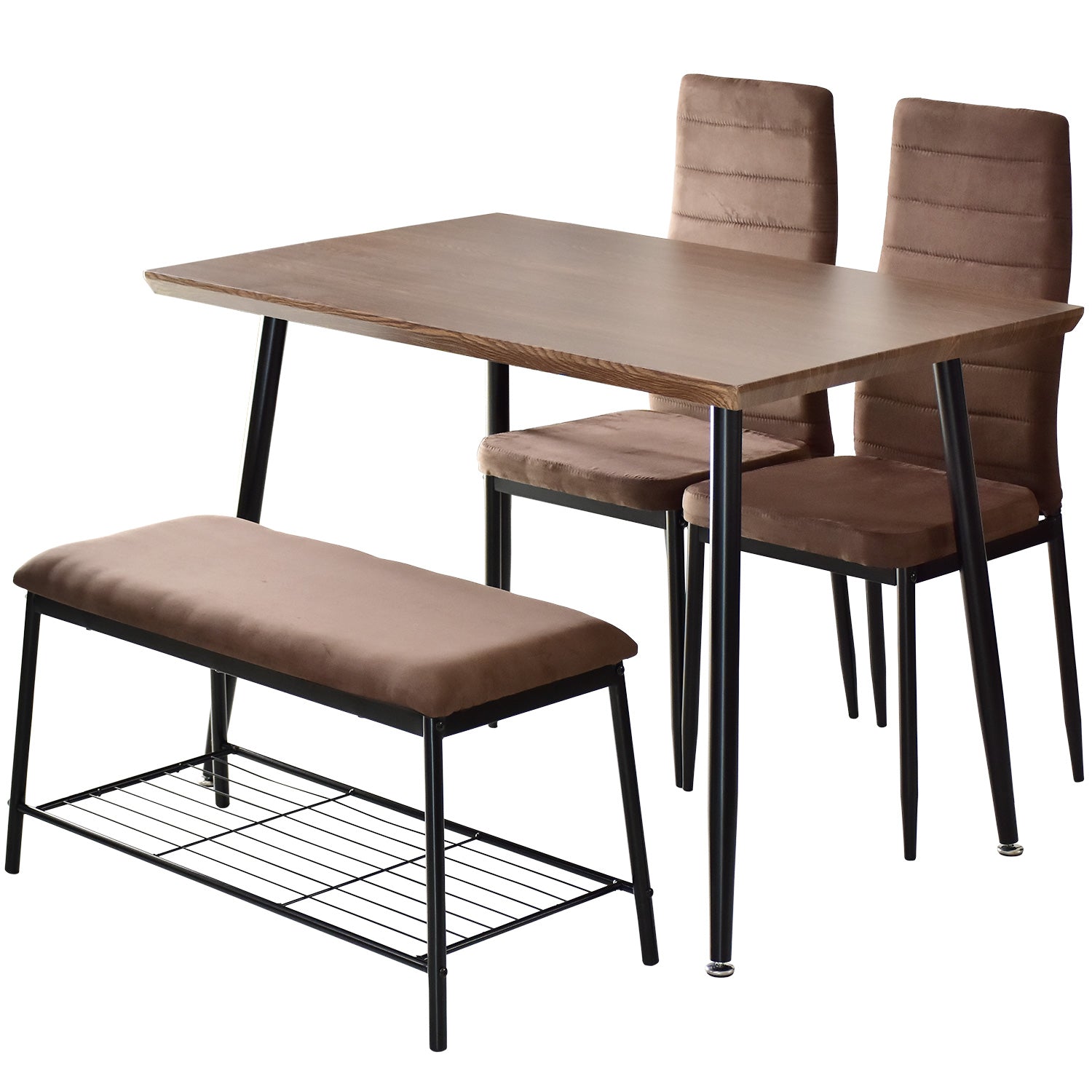 ダイニングテーブル 4人用 ダイニングテーブルセット 4点セット 110cm