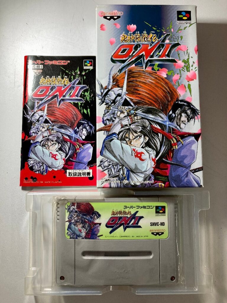 鬼神降臨伝 ONI (オニ) スーパーファミコン SFC 箱＆取り扱い説明書