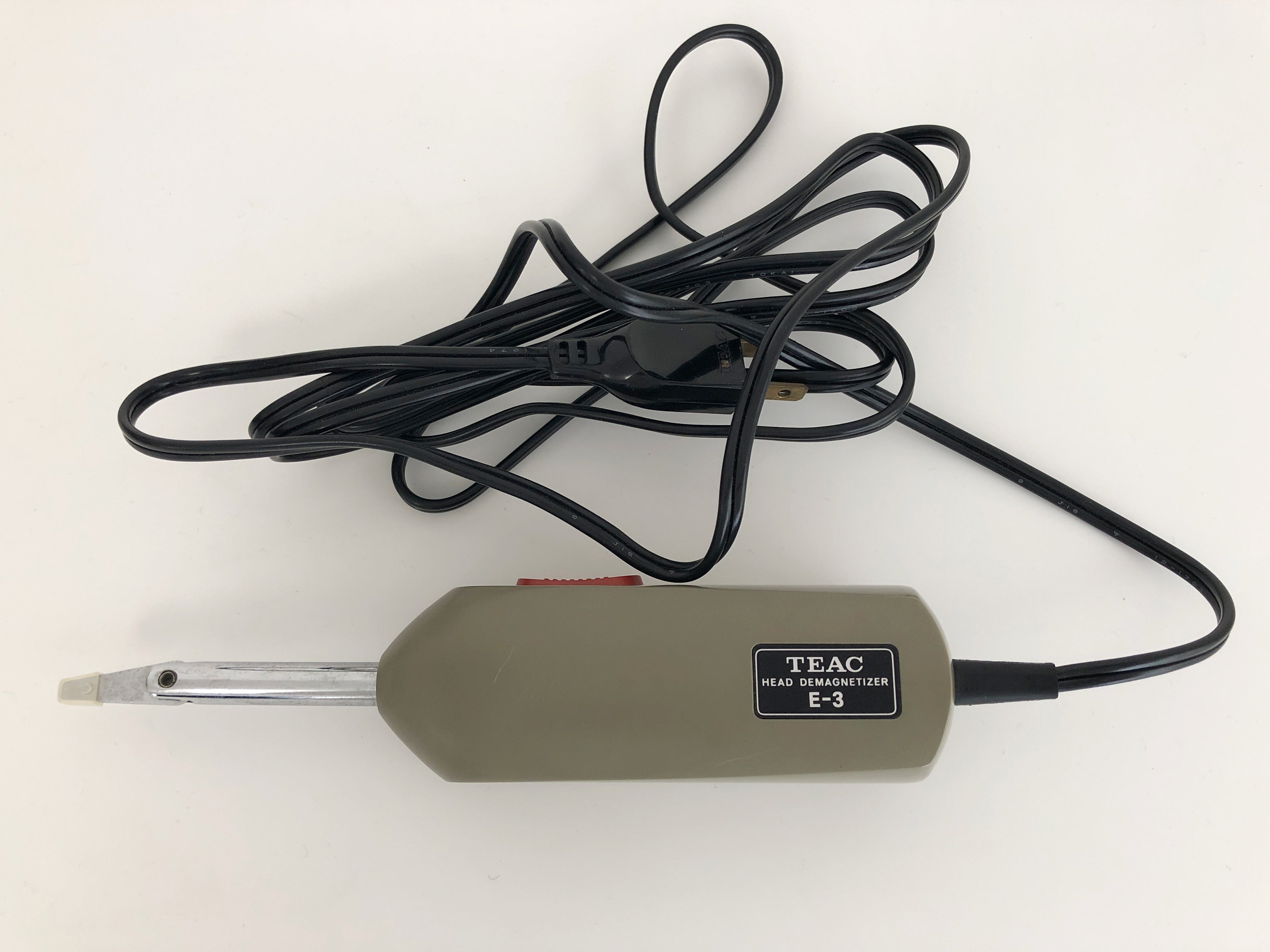 TEAC E-3 ヘッドイレーサー 消磁器 HEAD DEMAGNETIZER ティアック 現状