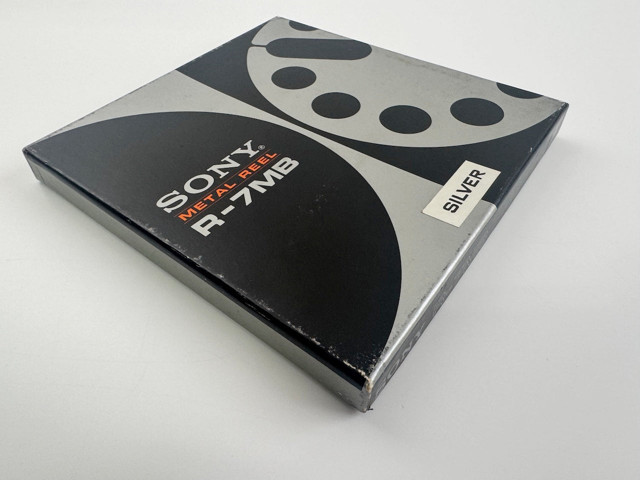 オープンリール 7号 SONY R-7MB シルバー メタルリール 空リール 元箱