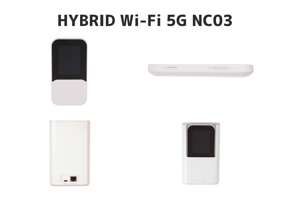 HYBRID Wi-Fi 5G NC03のスペック解説！Wi-Fi7対応で据え置き型としても