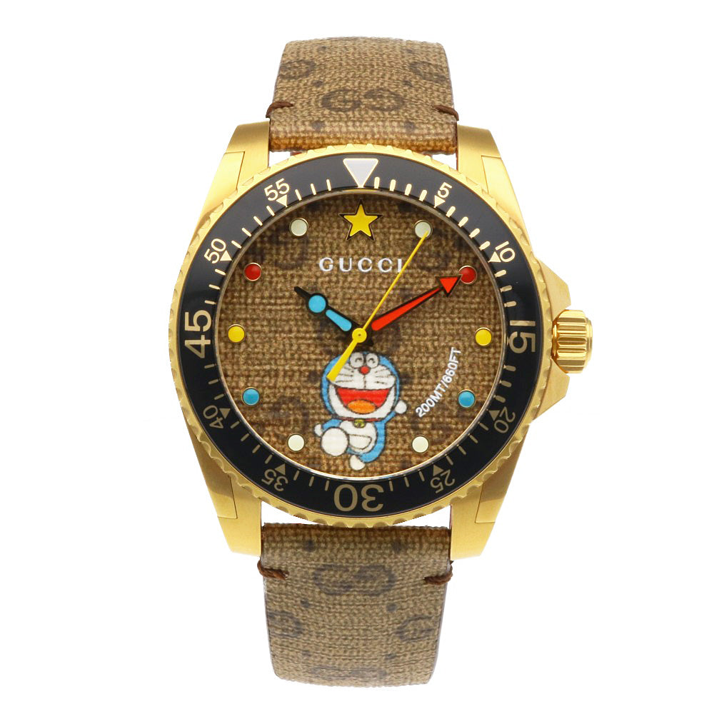GUCCI Gucci Dive Doraemon Watch GP YA136335/136.3 Quartz Unisex 1
