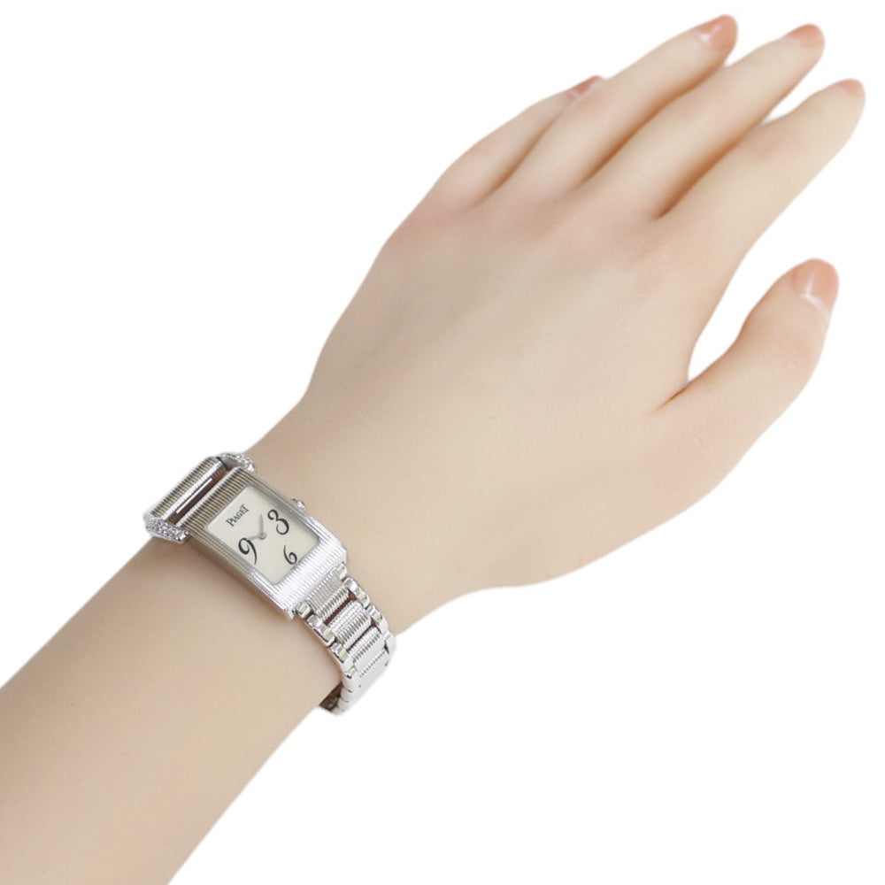 PIAGET ピアジェ ミスプロトコール 腕時計 18金 K18ホワイトゴールド
