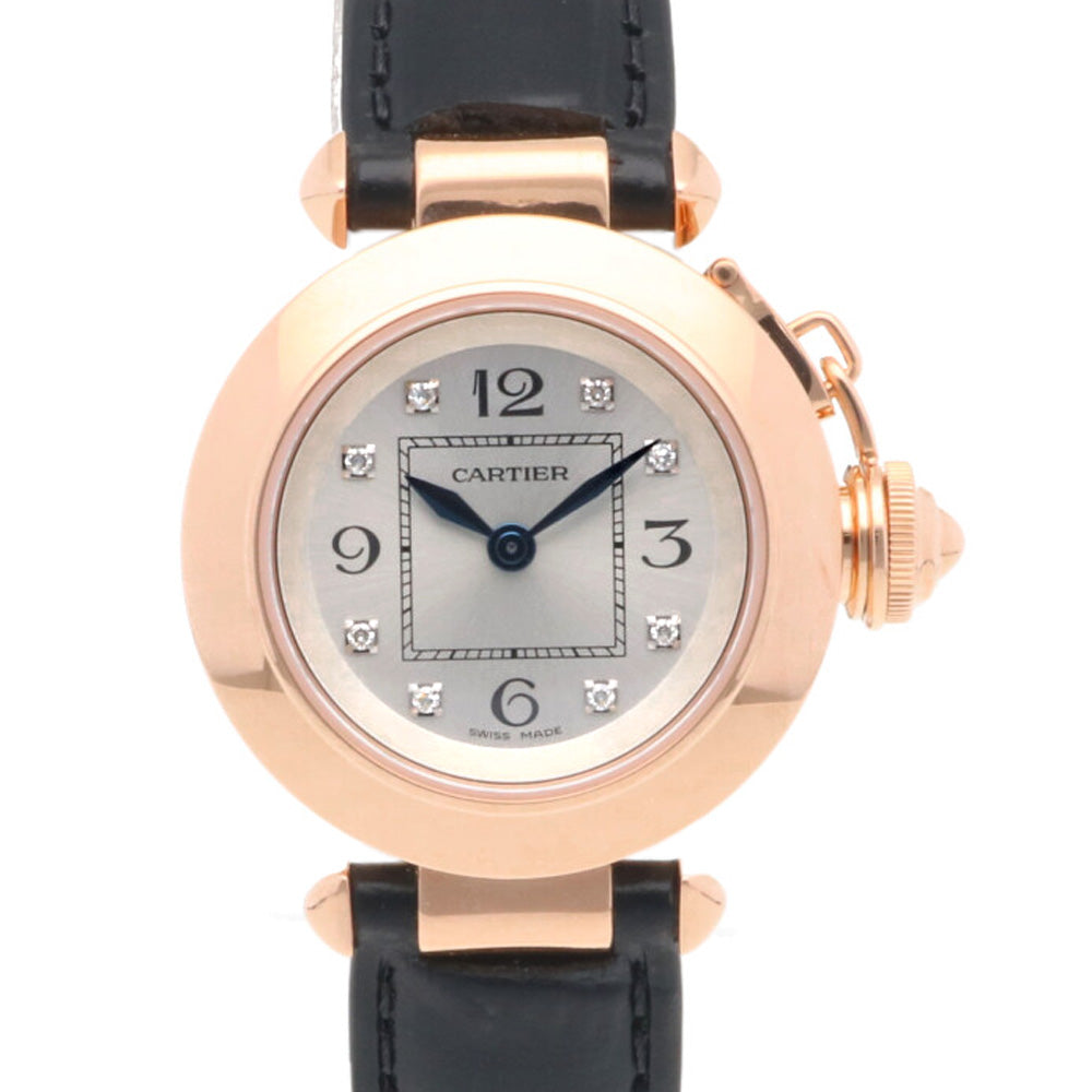 CARTIER カルティエ ミスパシャ 腕時計 18金 K18ピンクゴールド 3133