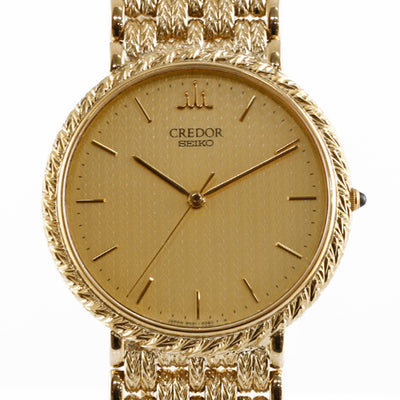 中古】 クレドール セイコー CREDOR SEIKO K18 腕時計 18金 K18