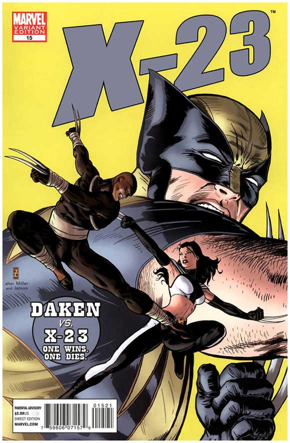 Rare Comics - X-23 #15 Zircher 1:50