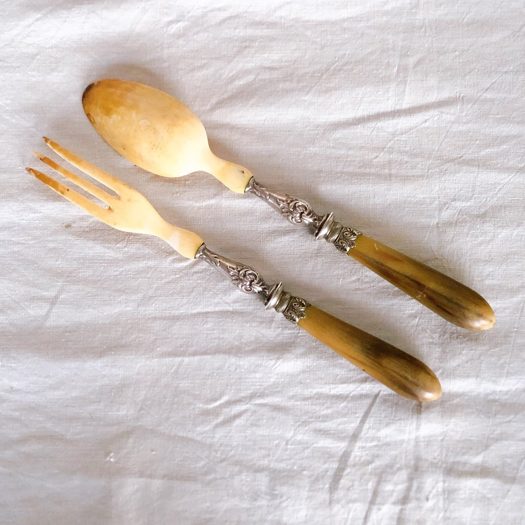 フランスアンティークカトラリーセット フォーク＆スプーン フランス