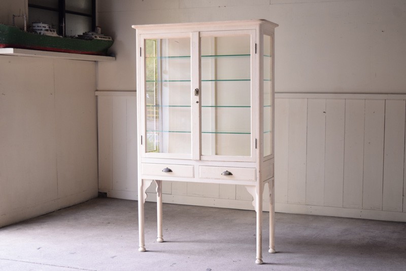 アンティーク 幅広 3面ガラスのケビント | REFACTORY antiques