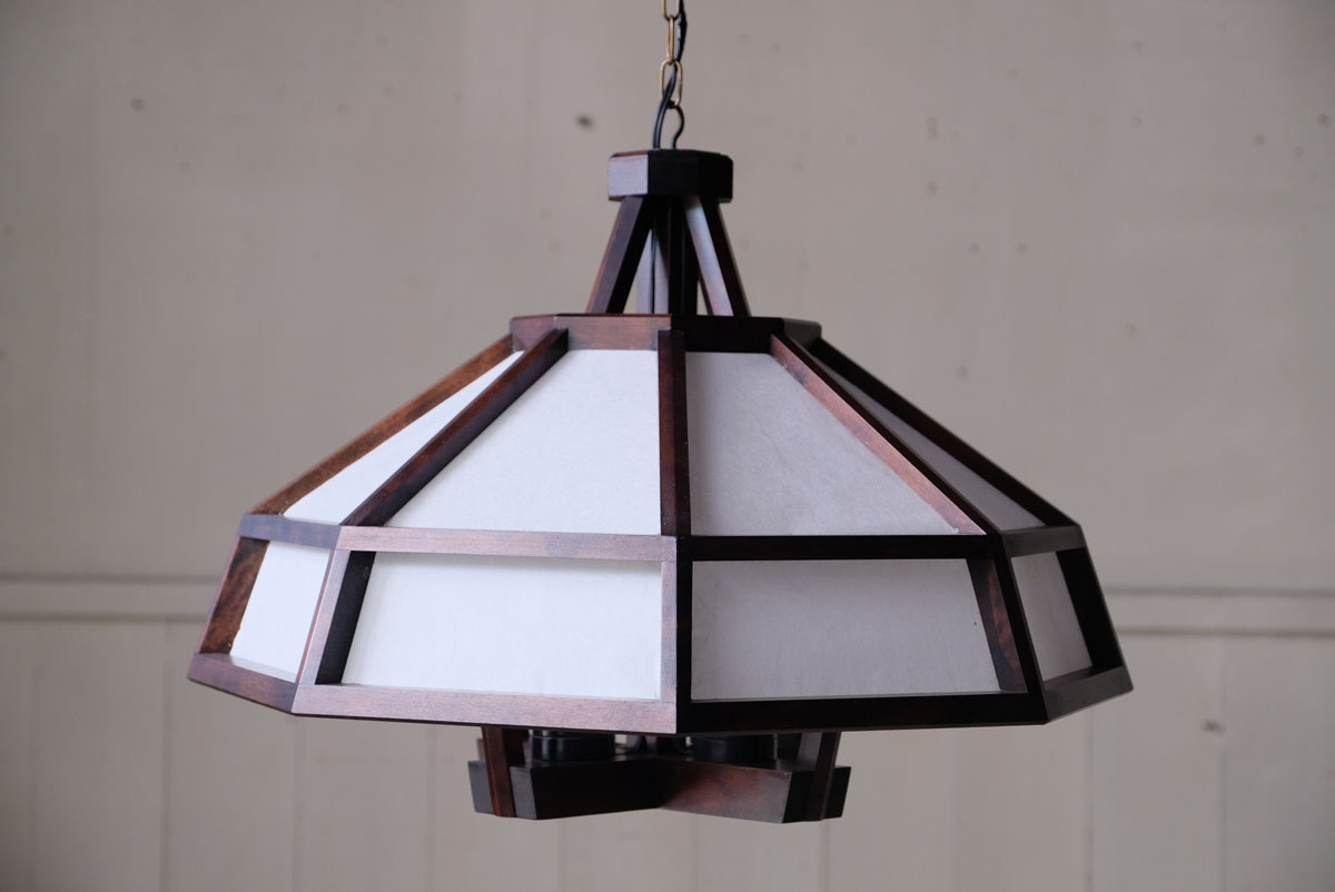 松本民芸家具 和紙 ペンダントライト PLANE | REFACTORY antiques