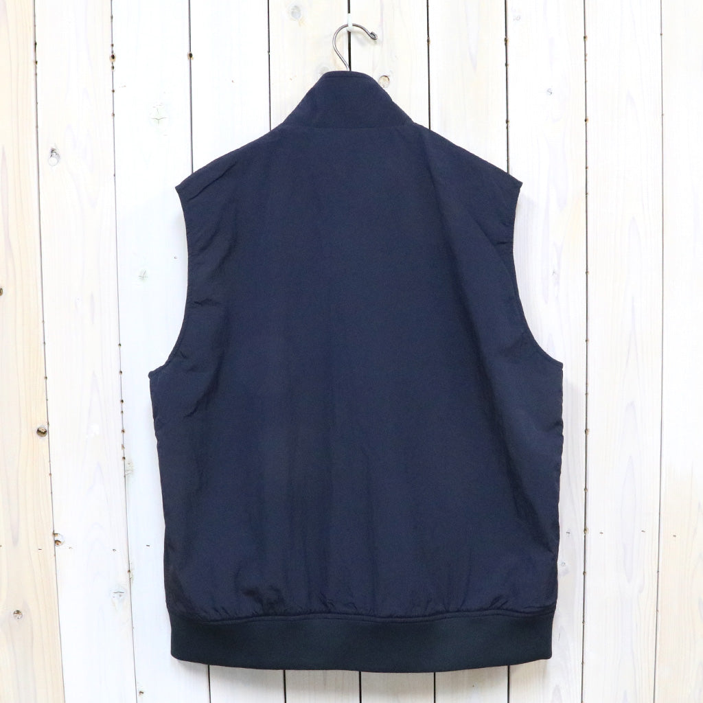 nanamica『Zip Up Wind Vest』(Dark Navy) – Reggieshop