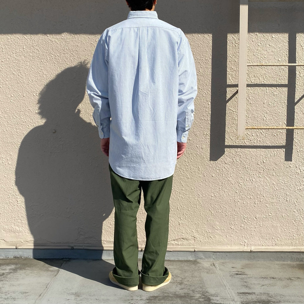 POLO RALPH LAUREN『ビッグ オックスフォードシャツ』(BLUE/WHITE