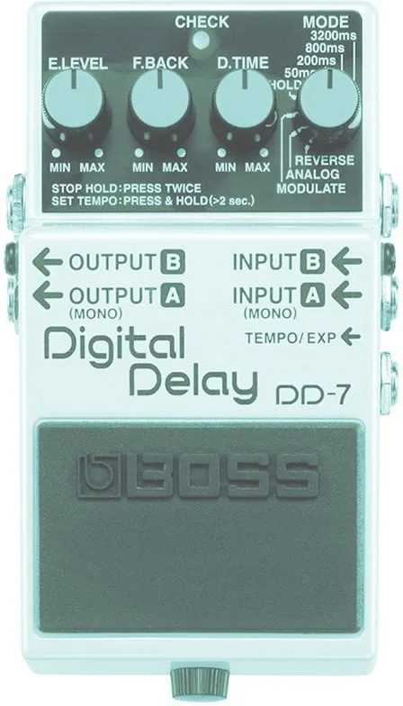 Boss DD-7 デジタルディレイ Boss DD-7 Digital Delay White - K&S