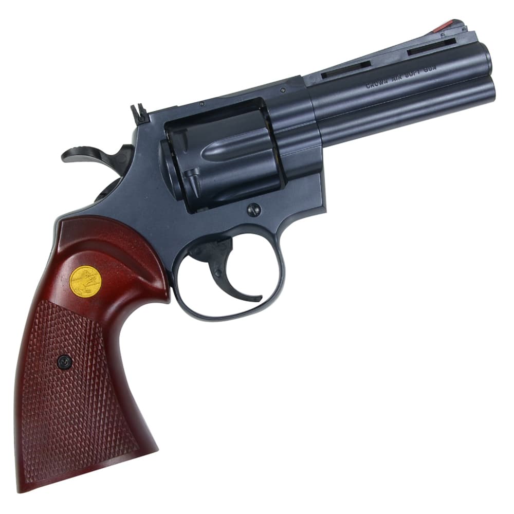 クラウンモデル エアガン COLT PYTHON 4インチ 10歳以上 | ミリタリー
