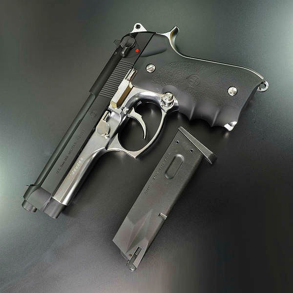 東京マルイ ガスガン M92Fミリタリーモデル フレームシルバー