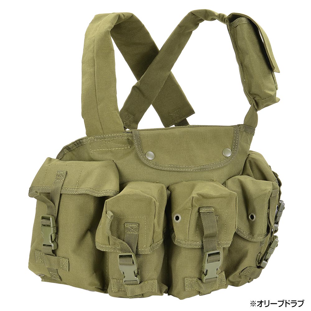 CONDOR OUTDOOR チェストリグ 7Pocket M16マガジン6本 CR | ミリタリー